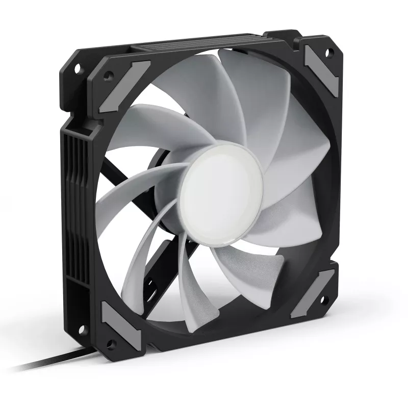 SHARKOON Shark Mirror RGB PWM Reverse 120mm ARGB ventilators - Melns