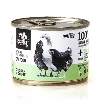 3COTY 19. Cālis un zoss - mitrā kaķu barība - 180g