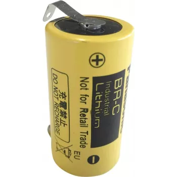 Litija baterija Panasonic BR‑C ULF 3V 5000mAh – Ilgdzīves monētas elements
