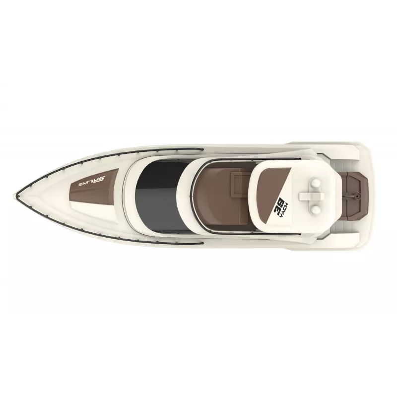 Laiva Amewi Rising Sun Cruise Yacht 380mm Elektriskais dzinējs 800mAh