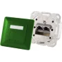 Kontaktligzda 2 x RJ-45 ShiverPeaks 74280-G, Cat6a, 500 MHz, metāla korpuss, zaļa
