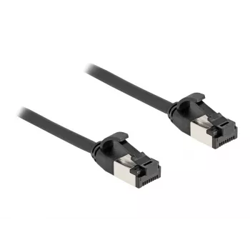 Tīkla kabelis DeLOCK RJ45 kabelis spraudnis uz spraudni Cat.8.1 2 m melns