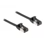 Tīkla kabelis DeLOCK RJ45 kabelis spraudnis uz spraudni Cat.8.1 2 m melns