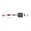 Video kabeļa adapteris DeLOCK 62994 USB Type-C uz VGA 0.2m melns