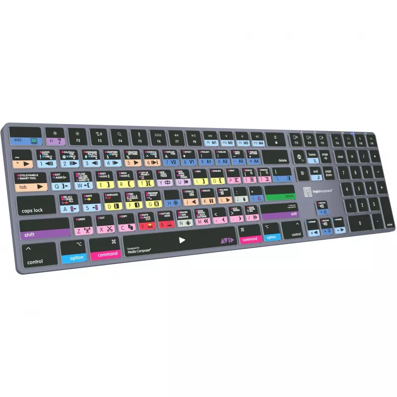 Logickeyboard Avid Media Composer - Pro Titan UK Mac - Tastatūra - QWERTY