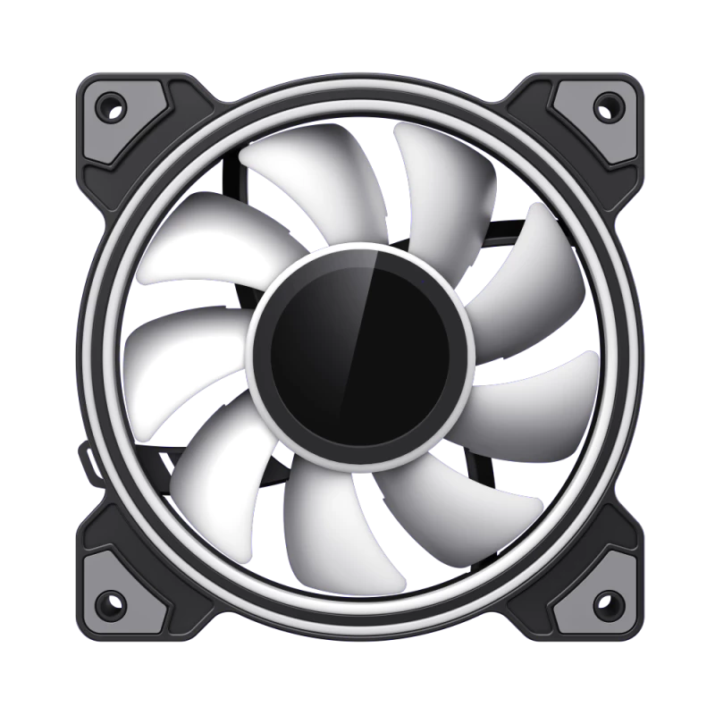 Gamemax | Datora ventilators | DUAL RING INFINITY | Melns