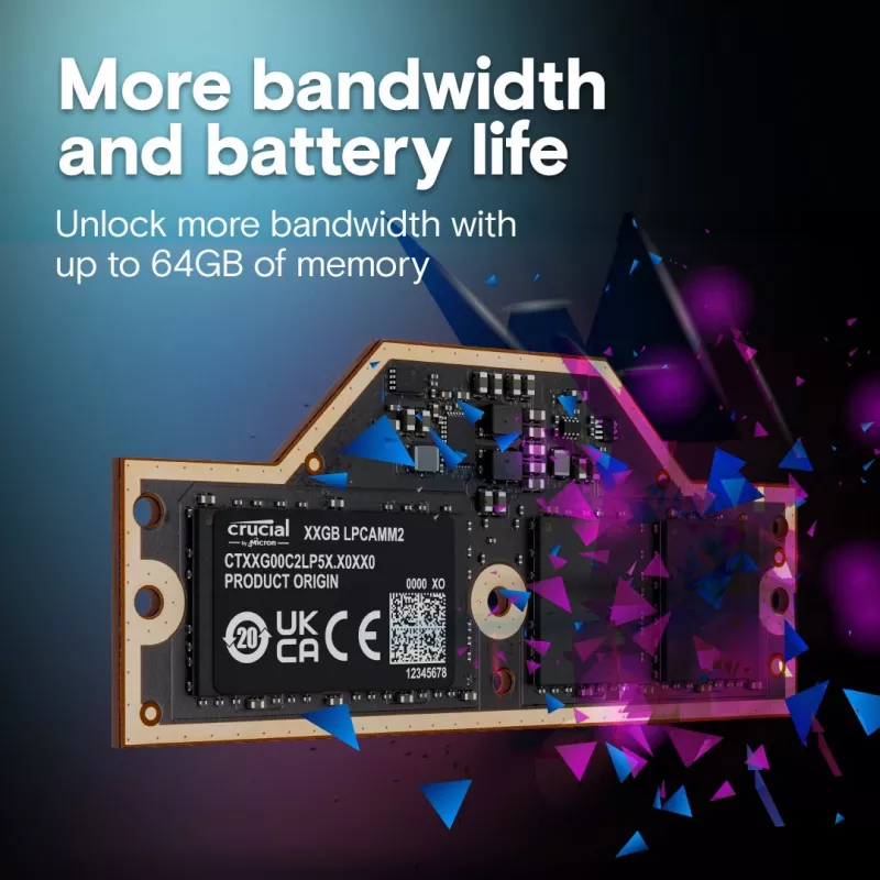 Atmiņas modulis Crucial LPDDR5X 32GB 7500 MT/s