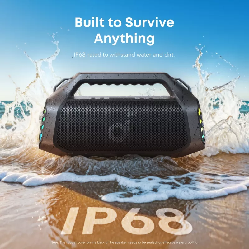 2.1 portatīvā skaļruņu sistēma Soundcore Boom 2 Pro Black