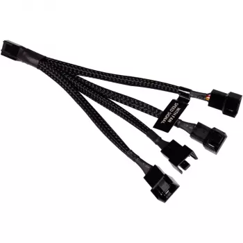RGB sadalītāja kabelis Alphacool 18682 melna plastmasa 150 mm
