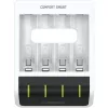 Bateriju lādētājs Ansmann Comfort Smart mājsaimniecības baterijām USB
