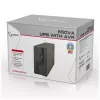 Gembird UPS-PC-652A nepārtrauktās barošanas avots (UPS) Line-Interactive 0.65 kVA 390 W 3 AC kontaktligzdas