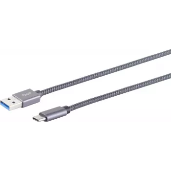 USB kabelis S/CONN 13-38020 USB 3.2 Gen 2 1 m