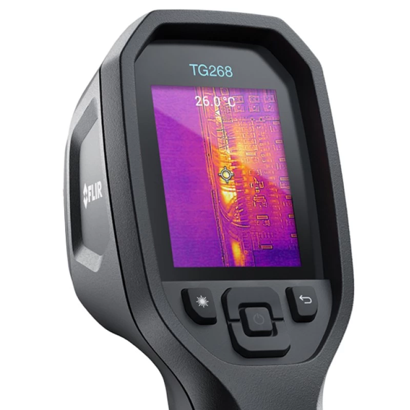 FLIR TG268 infrasarkano staru termometrs -25 līdz +400°C Melns Iebūvēts displejs LCD 320 x 240 pikseļi