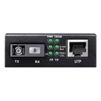 Tīkla multivides pārveidotājs Cudy MC100GSB-40B — 1x RJ-45 Gigabit, 1x SC vienmoda optika, 1000 Mbit/s, 40 km, melna