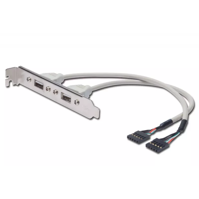 USB slota kronšteina kabelis Digitus AK-300301-002-E