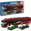 LEGO CITY 60445 F1 - Kravas auto ar RB20 un AMR24 F1 mašīnām
