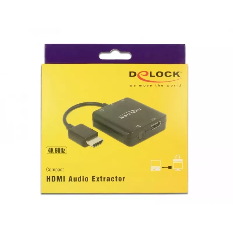Video kabeļa adapteris HDMI Type A DeLOCK 63276