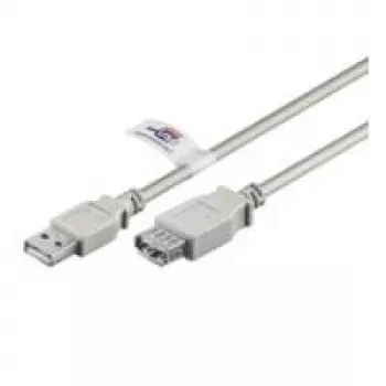 Wentronic 68914 USB kabelis, pelēks