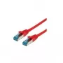 VALUE - Patch-kabelis - RJ-45 (M) to RJ-45 (M) - 1.5 m - SFTP, PiMF - CAT 6a - Halogen-Free, Moulded, Snagless, Stranded - Sarkans (21.99.1991)