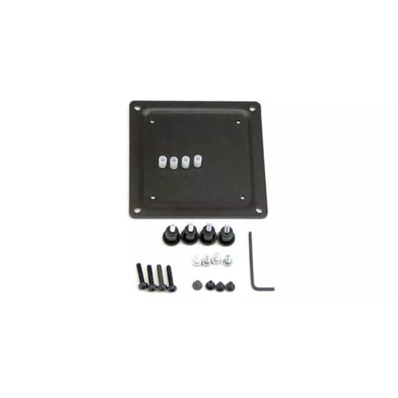 Konversijas plāksnes komplekts Ergotron 75 mm uz 100 mm Melns tērauds