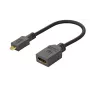 Microconnect HDM19F19MMC kabeļa dzimuma pārveidotājs HDMI Type D (Micro) HDMI melns
