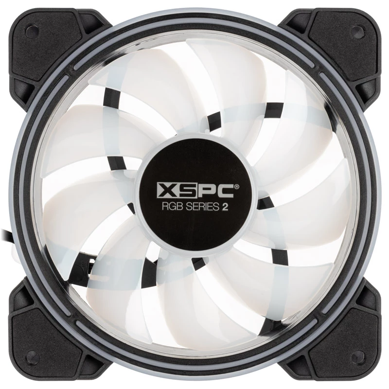 XSPC 120 mm ARGB PWM korpusa ventilators, RGB Series 2, 120 mm