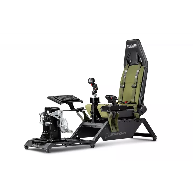 Next Level Racing Flight Simulator Boeing Military 396055 — īpašs lidojuma simulācijas sēdeklis, saderīgs ar jūgiem un pedāļiem