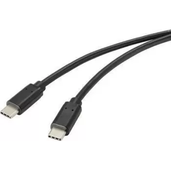 Renkforce RF-4716842 USB kabelis 2 m USB 2.0 USB A USB C melns (RF-4716842)