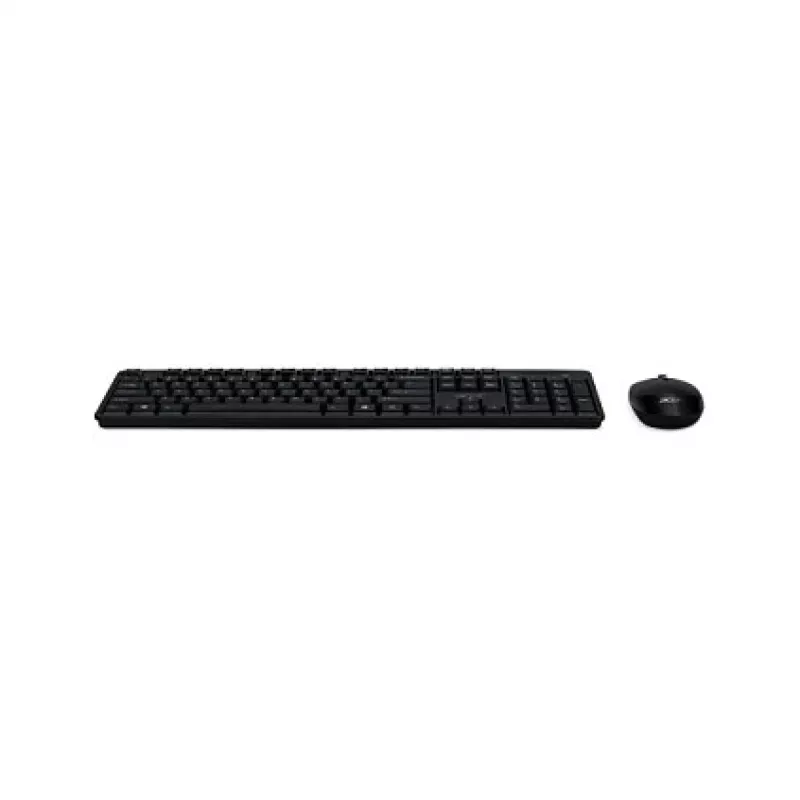 Bezvadu tastatūras un peles komplekts Acer Combo 100 — RF bezvadu, pilna izmēra QWERTZ vācu, melns