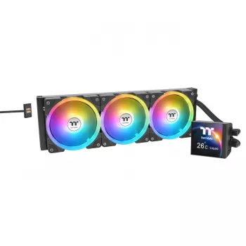 Šķidruma CPU dzesētājs THERMALTAKE MAGFloe 420 Melns 420 mm radiators