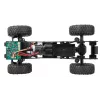 RC kāpurķēžu modelis Amewi Mini‑D90 4WD 1:16 RTR tālvadības bezceļa modelis, 4 riteņu piedziņa, 1:16 mērogā