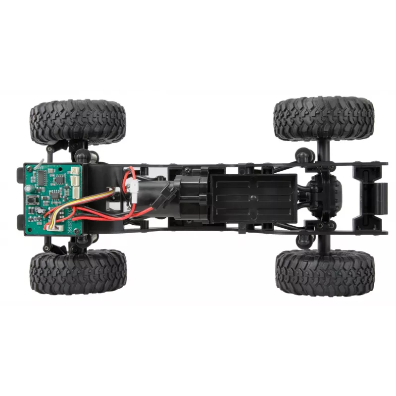 RC kāpurķēžu modelis Amewi Mini‑D90 4WD 1:16 RTR tālvadības bezceļa modelis, 4 riteņu piedziņa, 1:16 mērogā