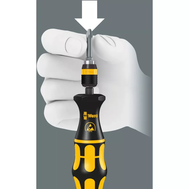 Wera Kraftform Kompakt 60 ESD - Handhalter mit Bitset - 17 Stücke (05051043001)