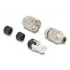 Vadu savienotājs DeLOCK 86032 M12 LSA 2cm sudraba