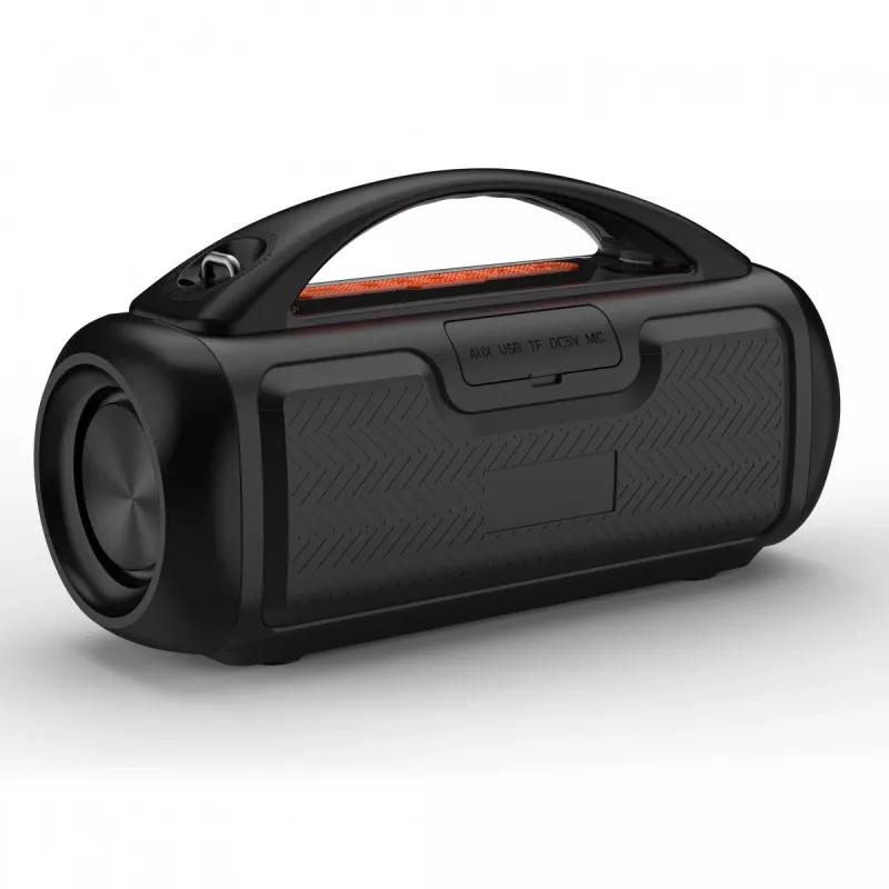 Pārnēsājams skaļrunis MEDIA-TECH MT3184 — Bluetooth 5.3, 60W RMS, IPX5, Li-Ion akumulators 16h, USB-C uzlāde, MicroSD, TWS, mikrofons, tālvadība