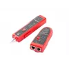LANBERG tīkla kabeļu testeris NT-0501 — RJ-11/RJ-12/RJ-45 atbalsts, maksimālais garums 250 m, iebūvēta baterija, LED indikatori, melns