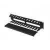 Rack-mount 19 inch 2U kabelis Organizer LANBERG AK-1705-B, Melns