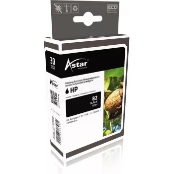 ASTAR AS70753 ASTAR HP 82 DNJ tintes kārtridžs melns - atjaunots 69ml (AS70753)