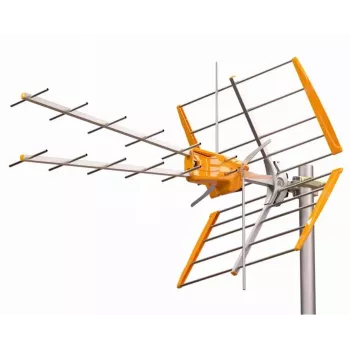Televīzijas antena TELEVES V+ MIX DVB-T2 U/V REF.149011 ar pastiprinātāju