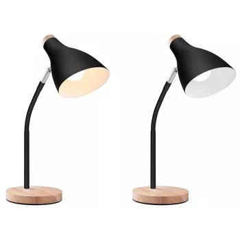 Galda lampa TRACER TRAOSW47237 Scandi Melna LED regulējams spilgtums, regulējama svira