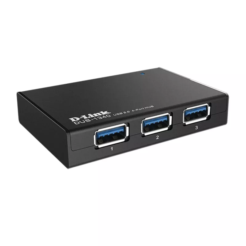 USB centrmezgls D-Link DUB-1340 Melns