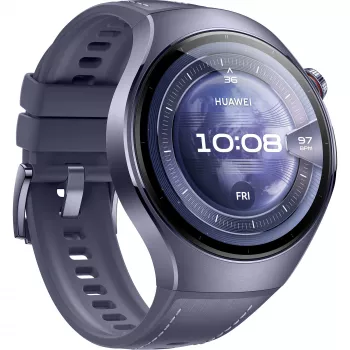 Watch 5 46mm (Rates-L39L), viedpulkstenis pelēks/violets, kompozīta siksniņa pelēkā violetā krāsā, korpuss no titāna