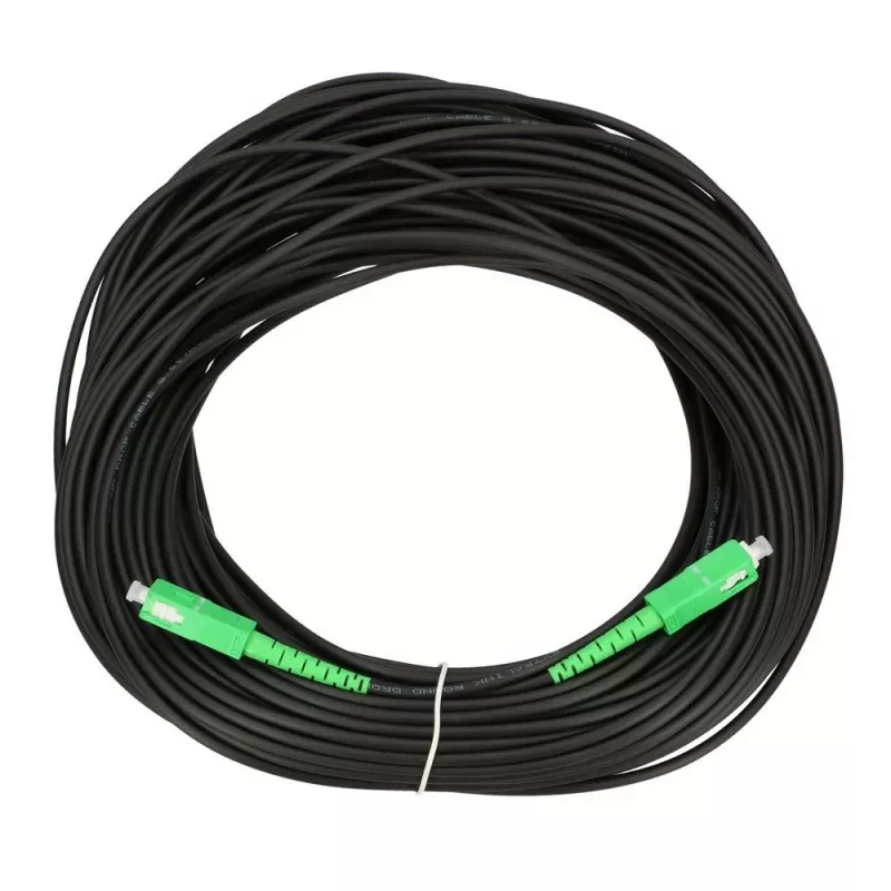 Extralink SC/APC-SC/APC ielāpu vads, apaļš, piekarināms, vienmoda, simplekss, G.657A2, 15 m