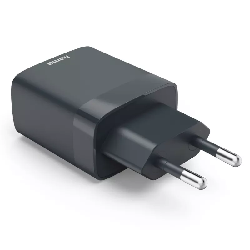 Hama 00086442 mobilās ierīces lādētājs Viedtālrunis Pelēks AC Ātrā uzlāde Iekštelpu