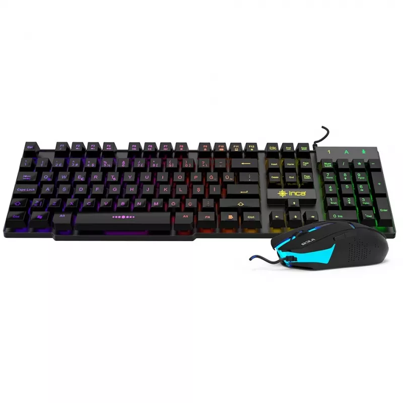 Cian Technology GmbH Cian INCA RAINBOW EFFECT MECHANICAL FEEL spēļu tastatūras un peles komplekts