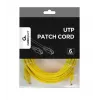 Tīkla kabelis GEMBIRD PP6U-5M/Y — Cat6 U/UTP, RJ-45 uz RJ-45, 5 m, dzeltens