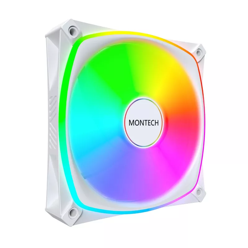 MONTECH RX120 PRO balts 120 mm ARGB korpusa ventilators
