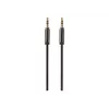 Gembird kabelis CCAP-444-0.75M (Mini Jack M - Mini Jack M, 0,75m, melna krāsa) Audio kabelis 3,5mm melns (CCAP-444-0.75M)