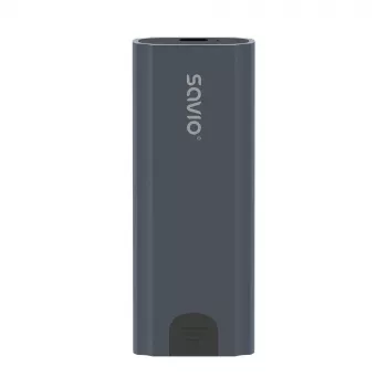M.2 SSD korpuss SAVIO AK-67 pelēks, USB 10 Gbit/s, atbalsta vienu M.2 disku