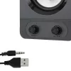 Esperanza EGS107 Skaļruņi 2.1 USB LED 5 W Melns